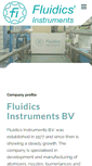 Mobile Screenshot of fluidics.nl